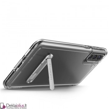 Spigen Ultra Hybrid S skaidrus dėklas - su kojele (Samsung S21 Plus)